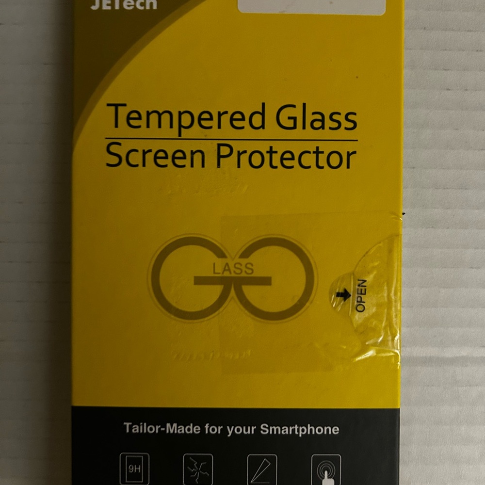 Tempered Glass Screen Protector - Yellow
